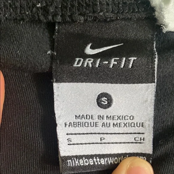 Nike Black Dri-Fit Spandex Athletic Shorts - Picture 2 of 4